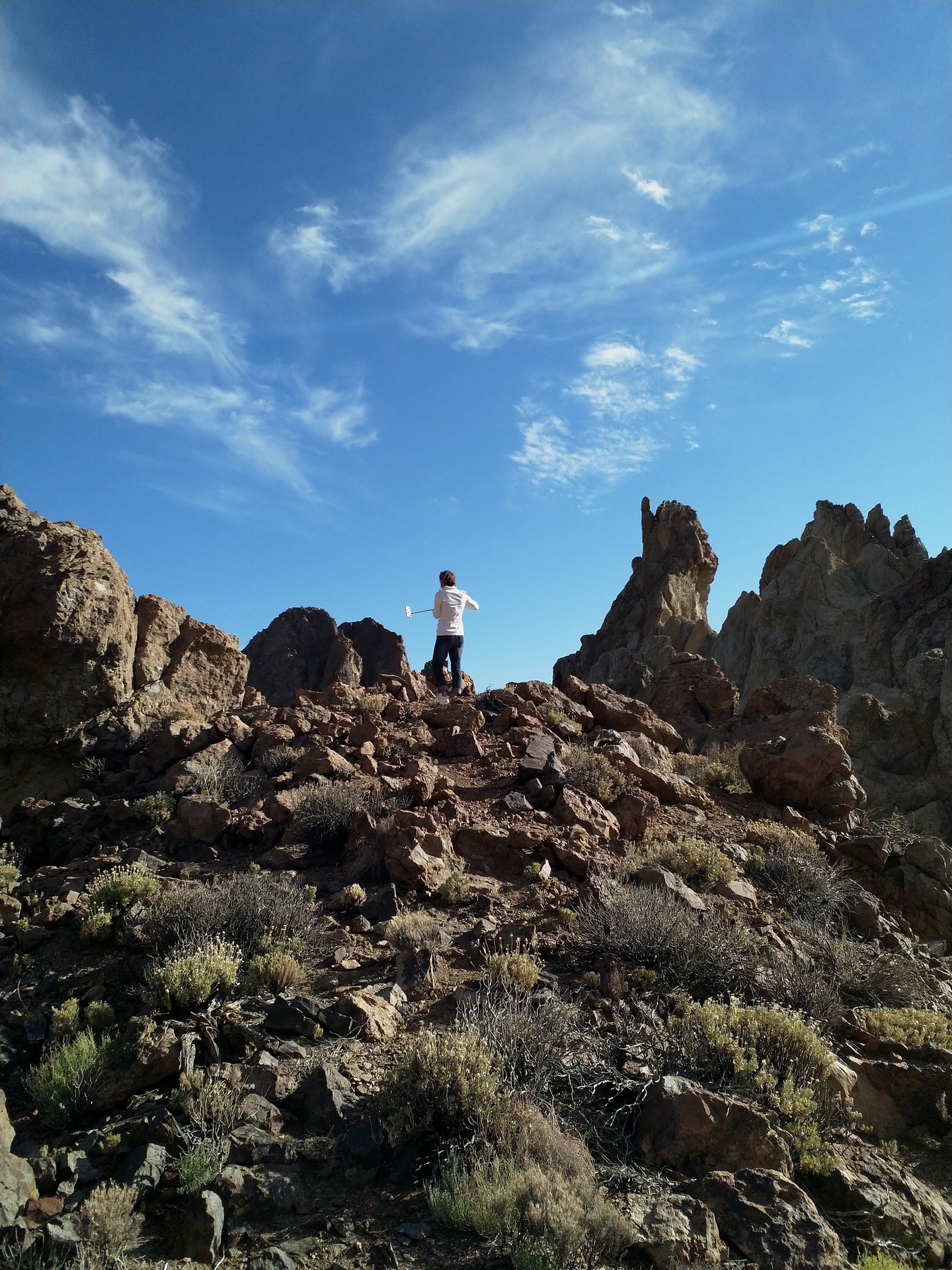 lava, višina, suh zrak in drug planet